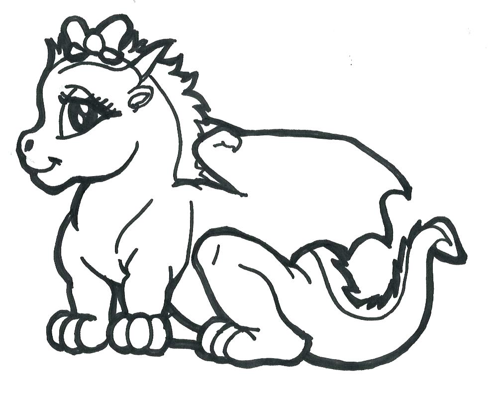 Dragon Coloring Pages For Kids Dragon Coloring Pages A Coloring 981x798 Dragon Coloring Pages For Kids Dragon Coloring Pages A Coloring