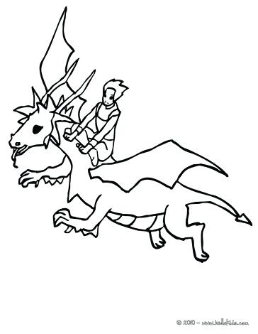 Dragon Coloring Page 364x470 Dragon Coloring Page