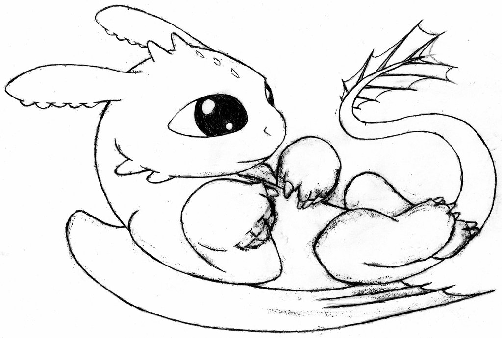 1024x690 Cute Dragon Coloring Pages Ba Dragon Coloring Pages Printable