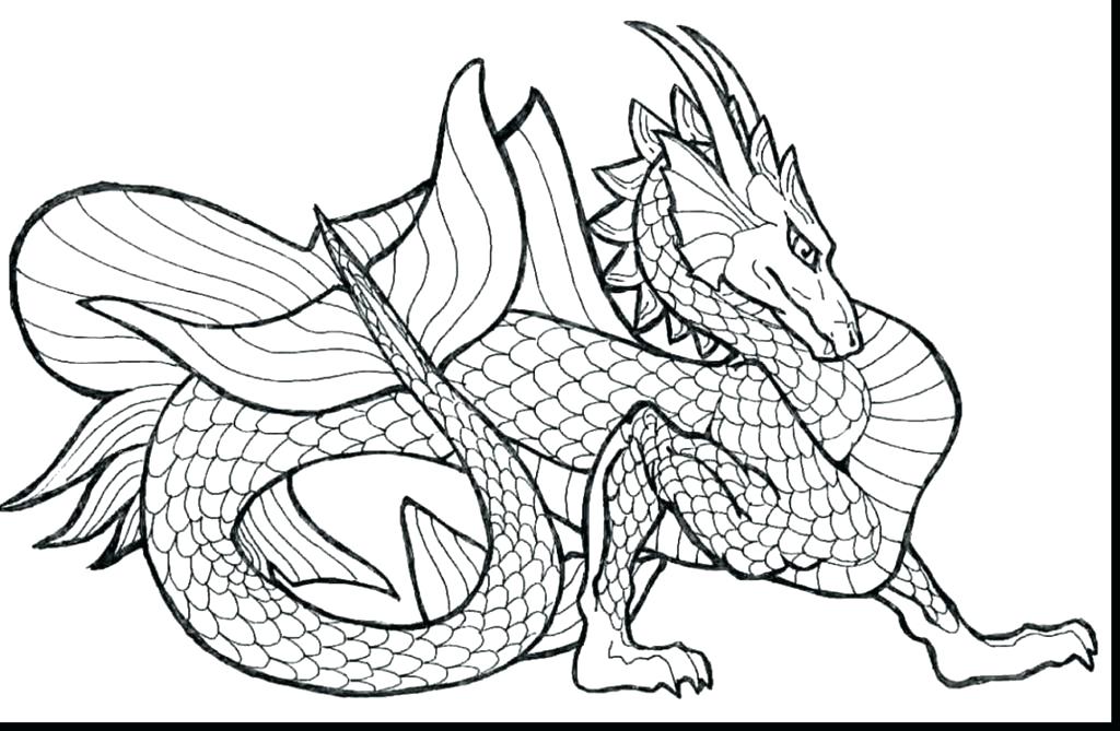1024x669 Realistic Dragon Coloring Pages In Addition To Realistic Dragon