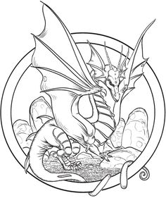 236x281 Top 25 Free Printable Dragon Coloring Pages Online Knight