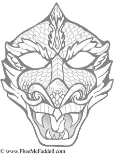236x317 Chinese New Year Printable Craft Dragon Animal Masks Printable