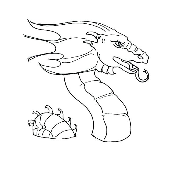 600x582 Dragon Head Coloring Page Dragon Face Coloring Page Chinese Dragon
