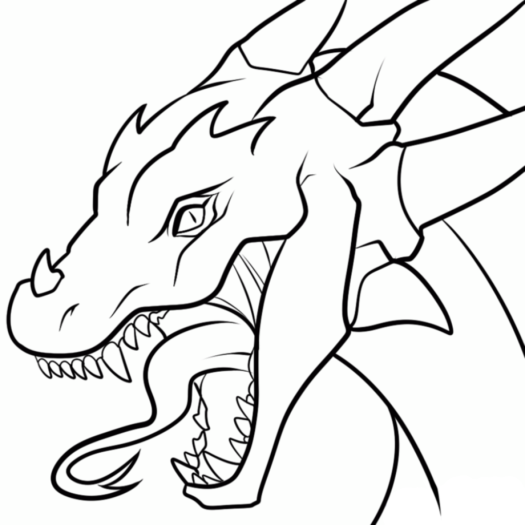 Dragon Head Coloring Pages Coloring Pages