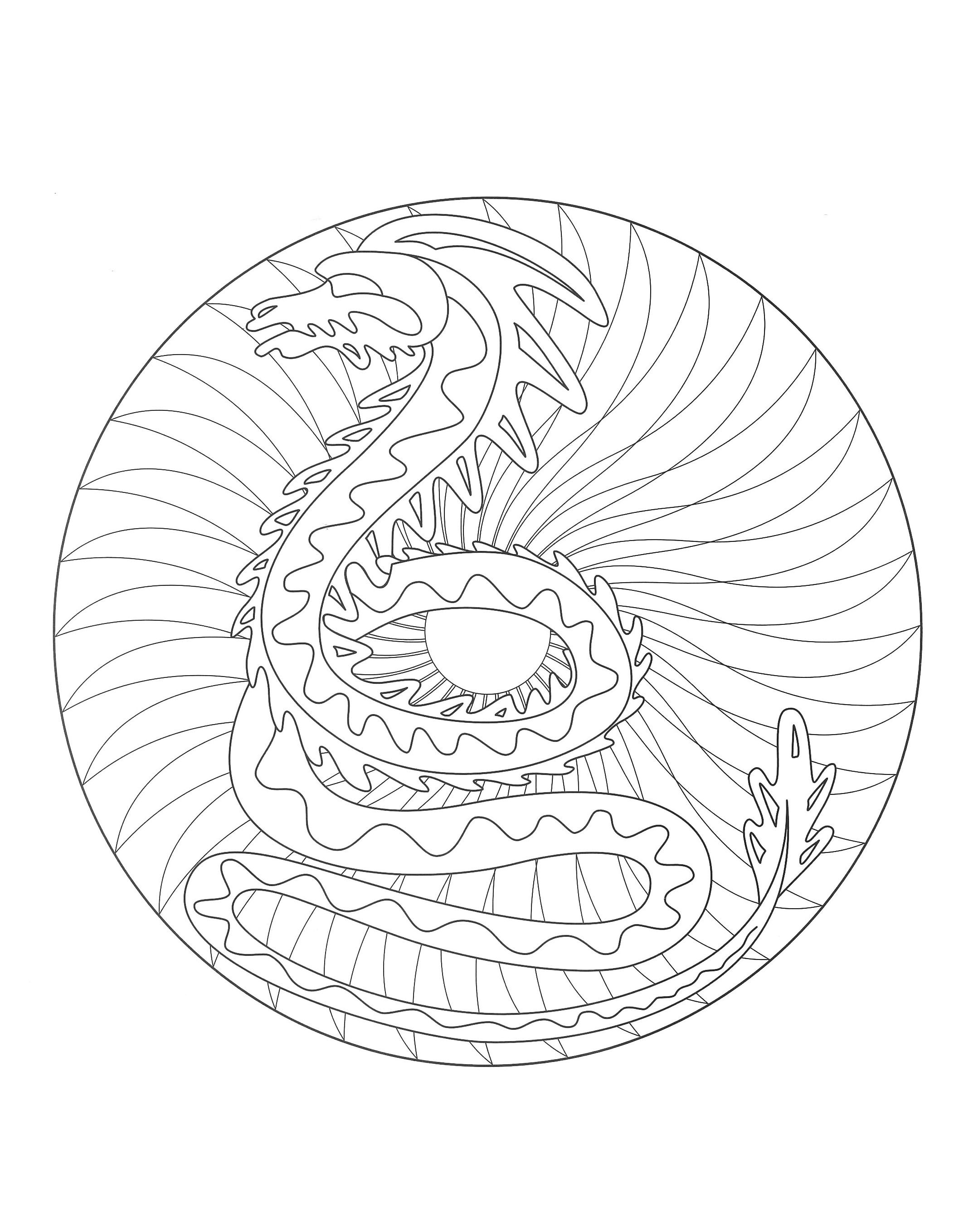 Free Mandalas Page Free Mandala Dragon Free Dragon 2126x2717 Free Mandalas Page Free Mandala Dragon Free Dragon