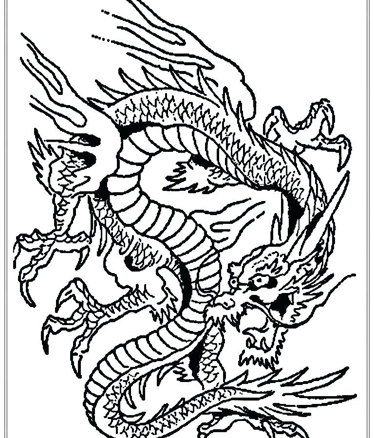 Dragon Mask Coloring Page at GetColorings.com | Free printable ...