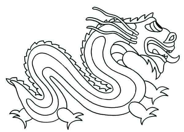 Chinese Dragon Coloring Pages New Year Dragon Coloring Pages 600x430 Chinese Dragon Coloring Pages New Year Dragon Coloring Pages