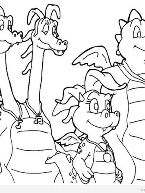 Dragon Tales Coloring Pages Timykids 480x640 Dragon Tales Coloring Pages Timykids