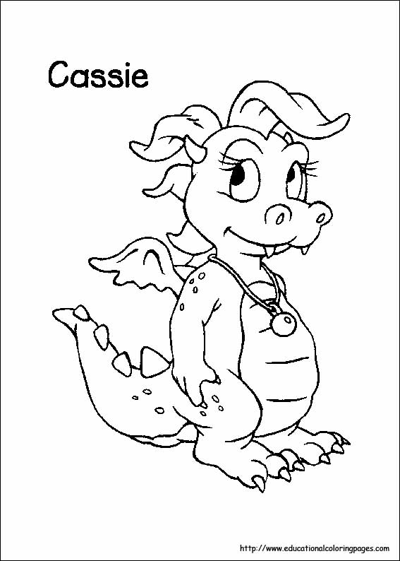 Dragon Tales Coloring Pages 567x794 Dragon Tales Coloring Pages