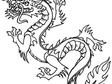 Dragon Tattoo Coloring Pages at GetColorings.com | Free printable ...