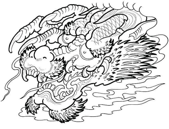 650x497 Tattoos Coloring Pages Dragon Coloring Pages Dragon Tattoo