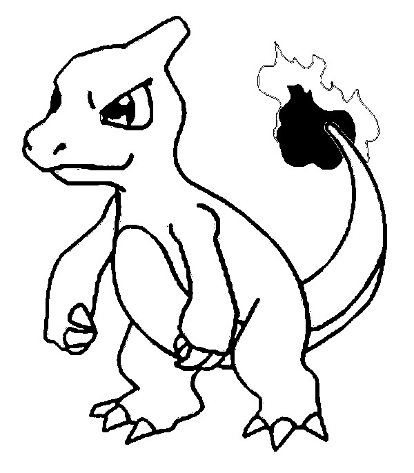 Charmeleon Coloring Sheets Pics Of Pokemon Pages Drawing 600x686 Charmeleon Coloring Sheets Pics Of Pokemon Pages Drawing