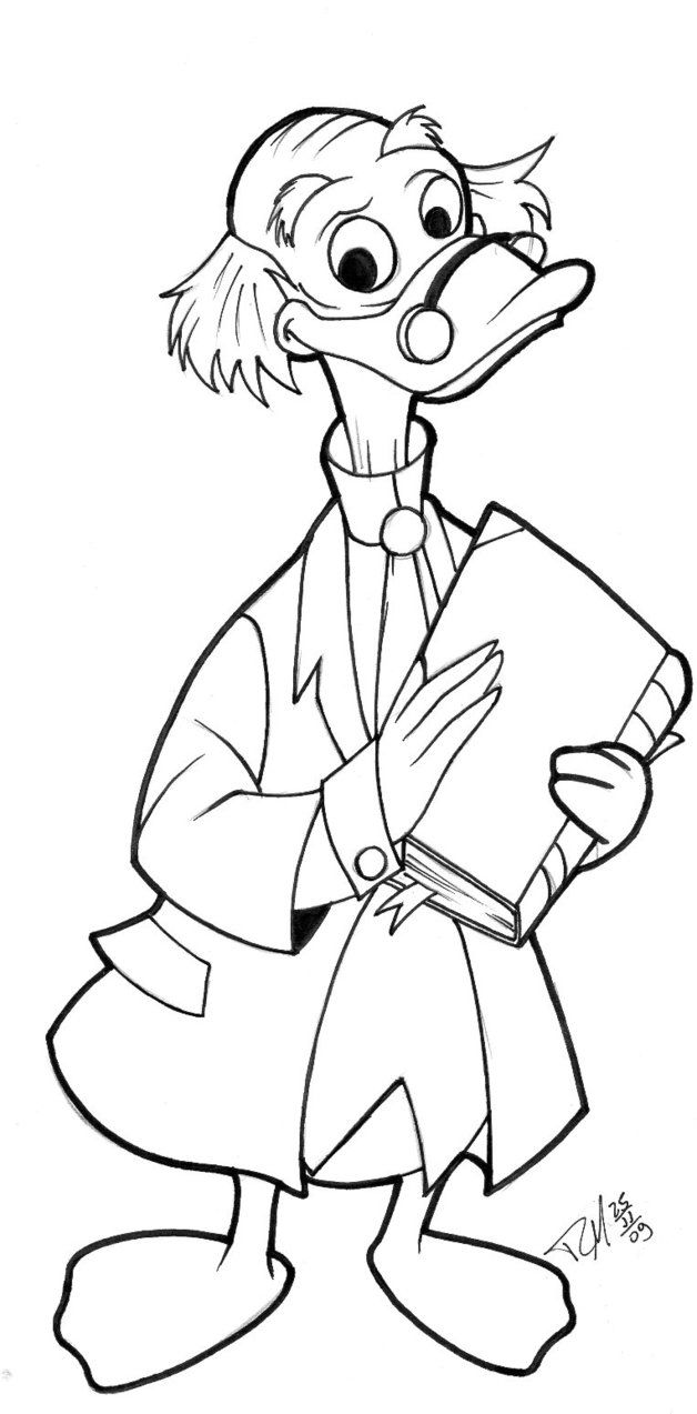 628x1273 Professor Ludwig Von Drake Coloring Pages Nursery Room