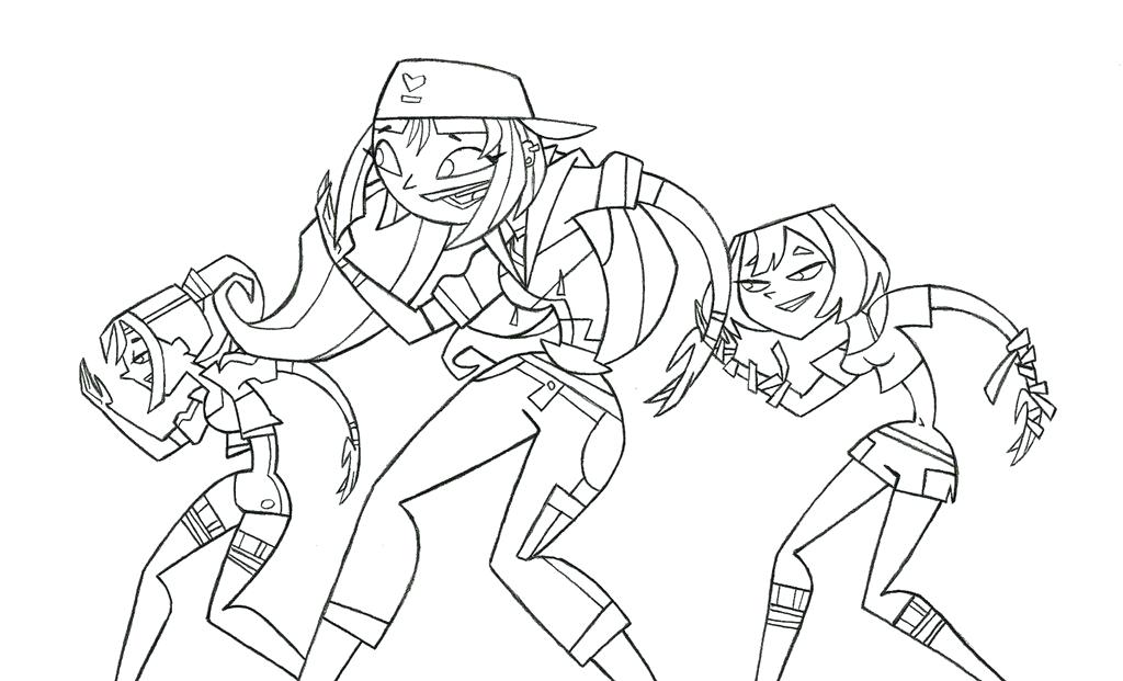 1024x621 Masquerade By Exile On Total Drama Coloring Pages Free Total Drama