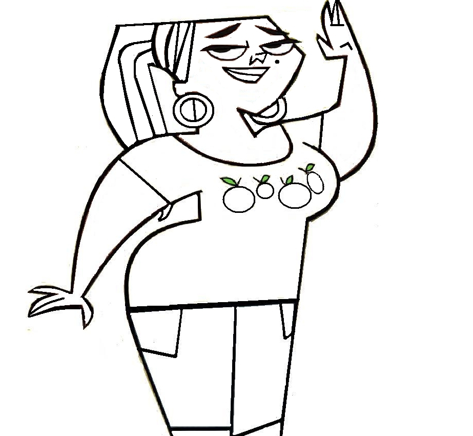923x850 Total Drama Island Coloring Pages