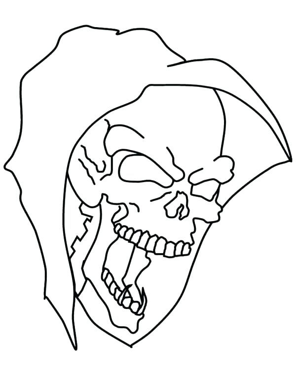 600x776 Mask Coloring Pages