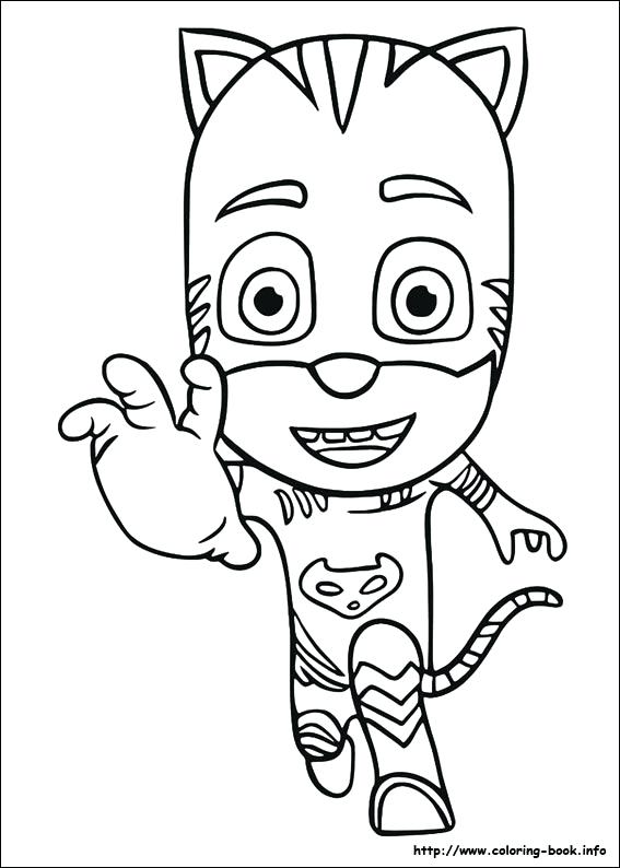 567x794 P J Masks Coloring Sheets Index Coloring Pages Pj Masks Blank