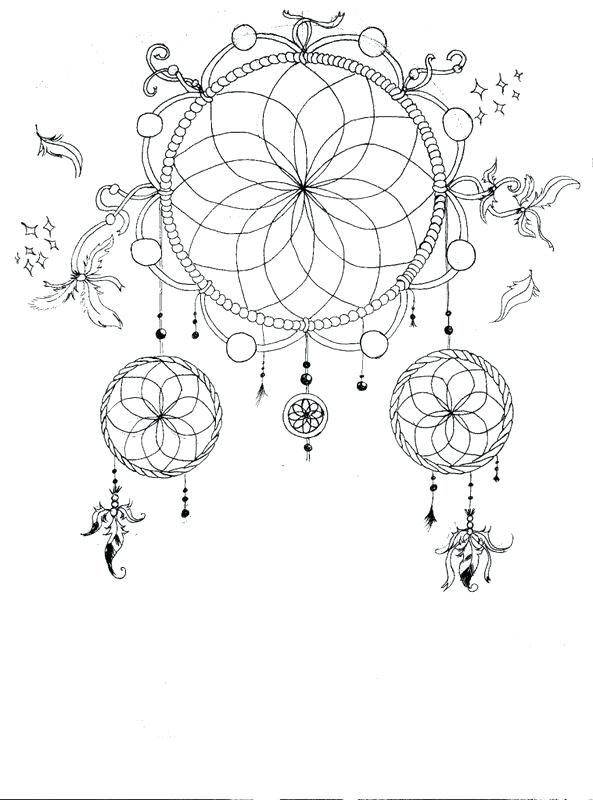 593x800 Dream Catcher Coloring Pages Animal Coloring Pages Dream Catchers