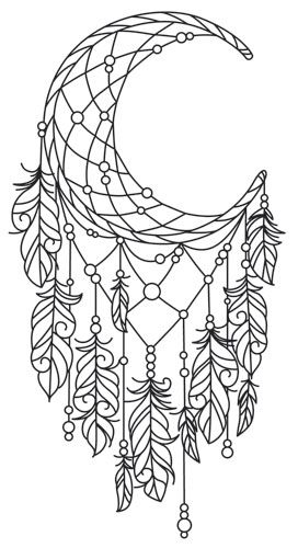 Dreamcatcher Printable Coloring Pages