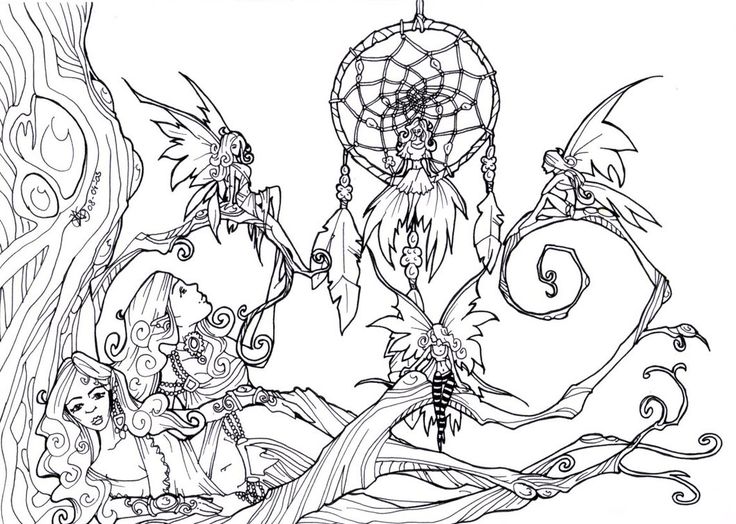 24 Best Dreamcatcher Coloring Pages Images On , Dream 736x524 24 Best Dreamcatcher Coloring Pages Images On , Dream