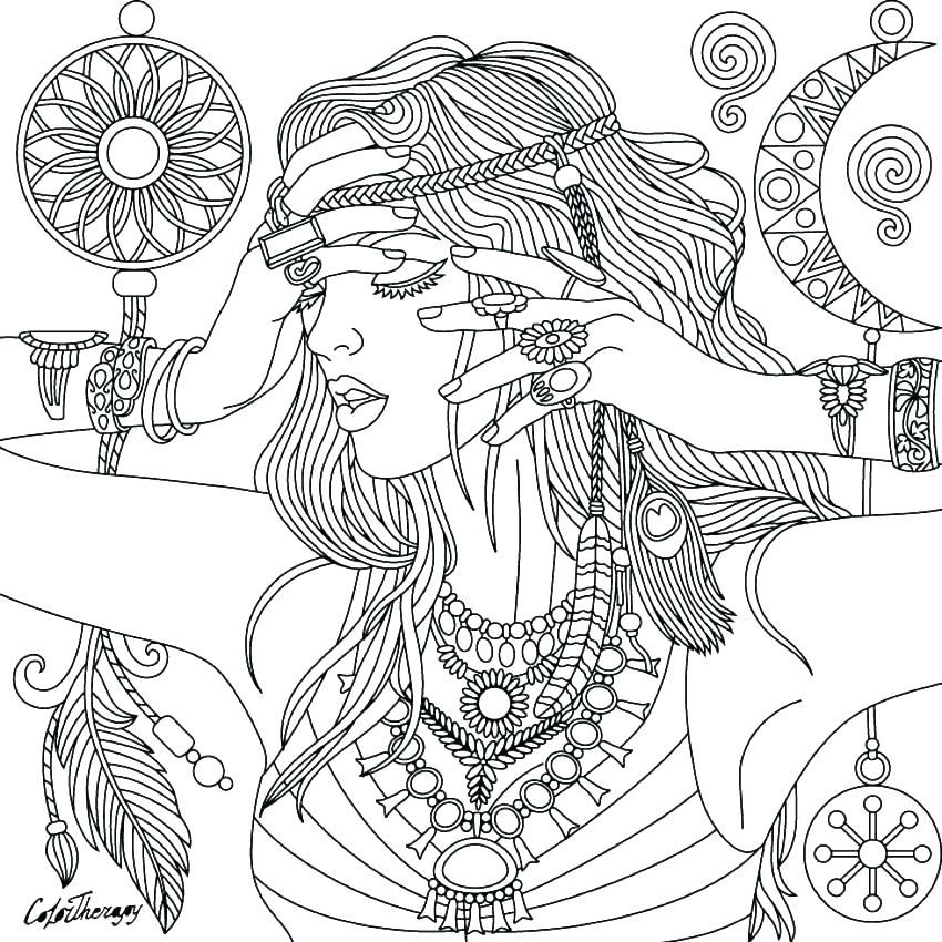 Native American Dreamcatcher Coloring Pages Printable Coloring 850x850 Native American Dreamcatcher Coloring Pages Printable Coloring