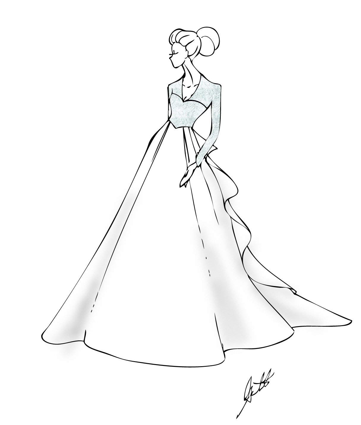 1215x1431 Unique Detailed Model Dress Coloring Pages Gallery Free Coloring