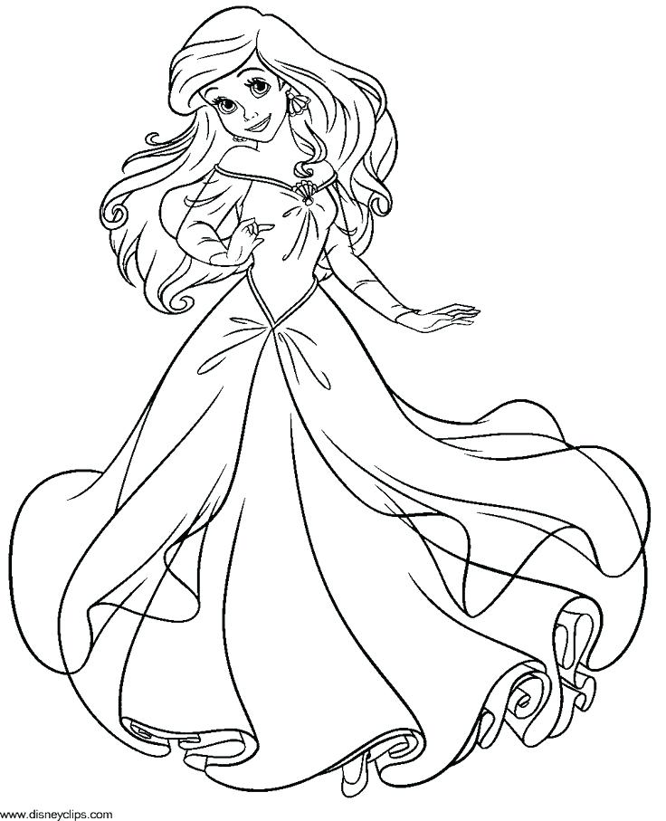 736x907 Dress Coloring Pages Click To See Printable Version Of Beautiful