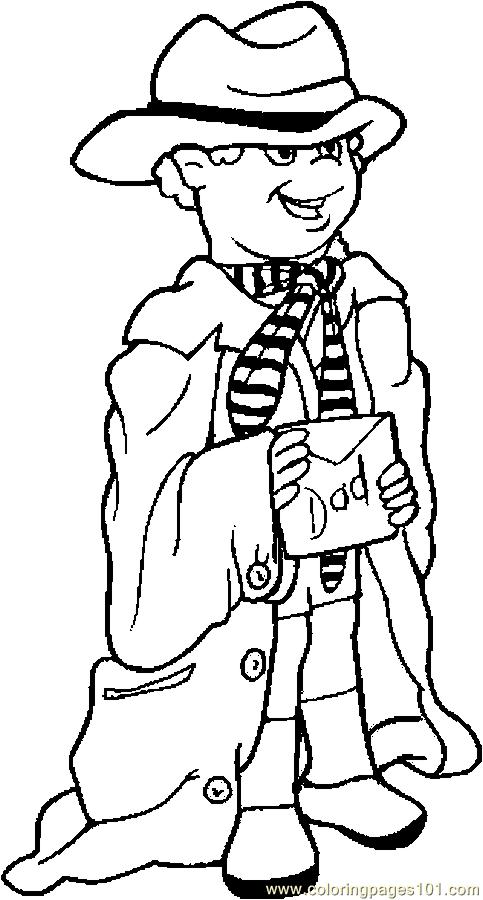 Dress Up For Dad Coloring Page 483x900 Dress Up For Dad Coloring Page