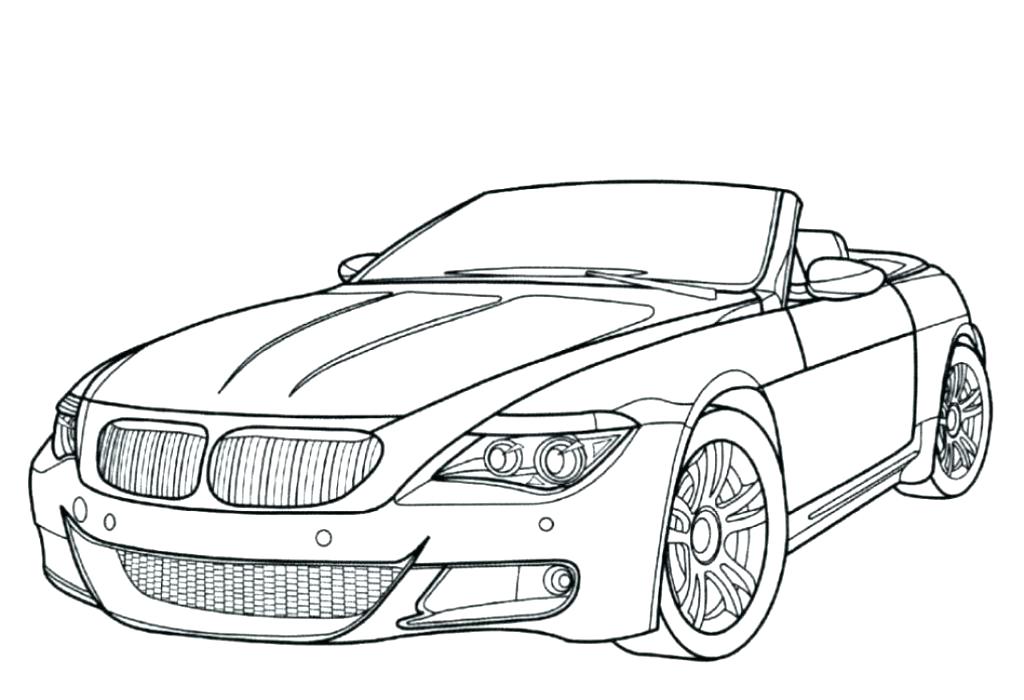 322 Simple Drift Car Coloring Pages 