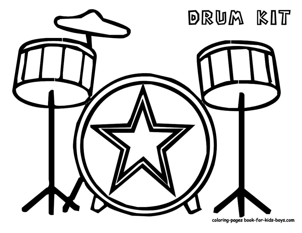 1024x791 Drum Coloring Page Coloring Pages Drum 1 Ebestbuyvn.co