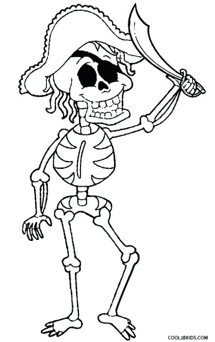 Pirate Skeleton Coloring Pages Vanda 441x700 Pirate Skeleton Coloring Pages Vanda