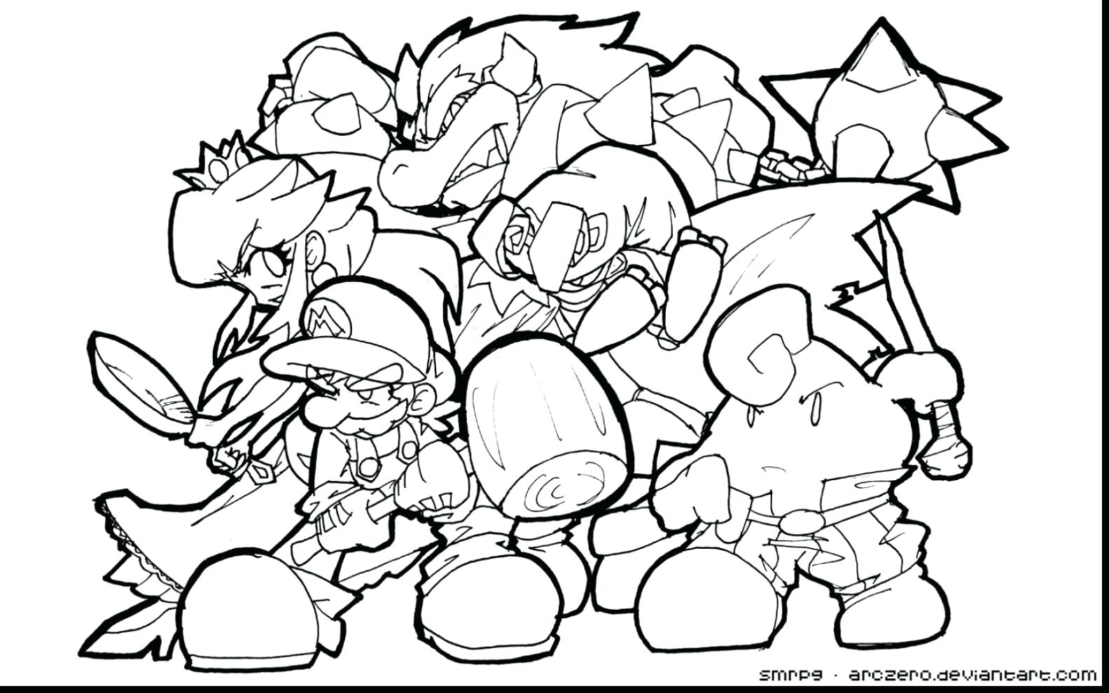 Bowser Coloring Pages Dry Mario 1584x990 Bowser Coloring Pages Dry Mario