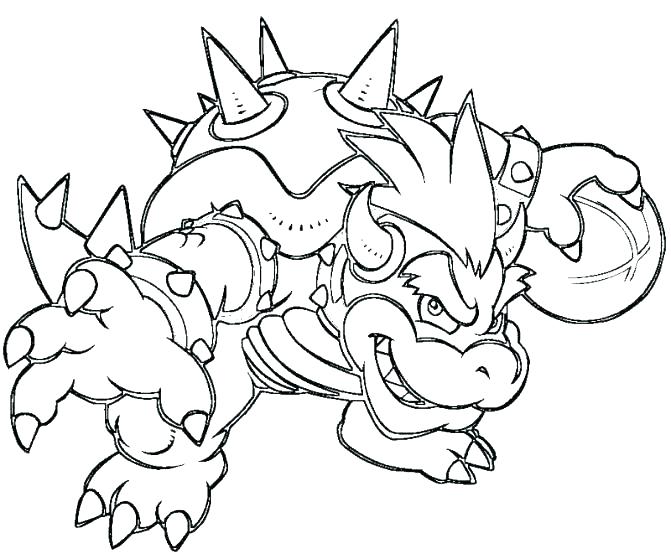 Bowser Coloring Pages Color Page Coloring Pages To Print Coloring 671x559 Bowser Coloring Pages Color Page Coloring Pages To Print Coloring