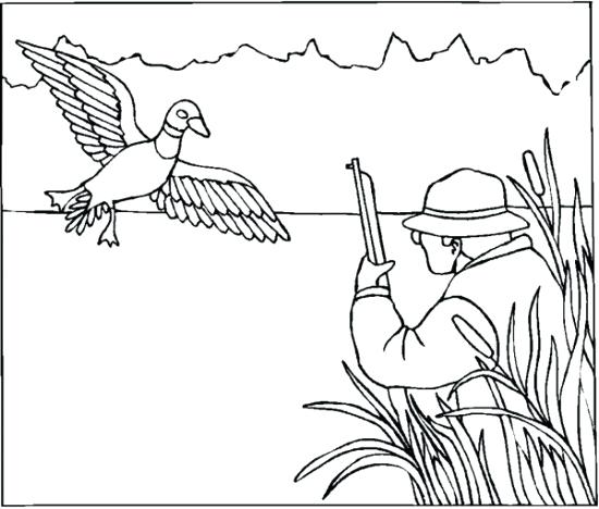 Duck Hunting Coloring Pages Hunting Coloring Pages Pin Gun 550x468 Duck Hunting Coloring Pages Hunting Coloring Pages Pin Gun