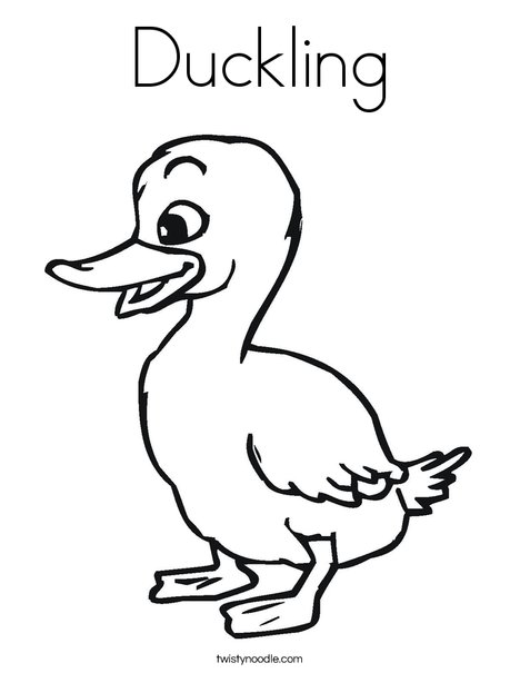 Duckling Coloring Page 468x605 Duckling Coloring Page