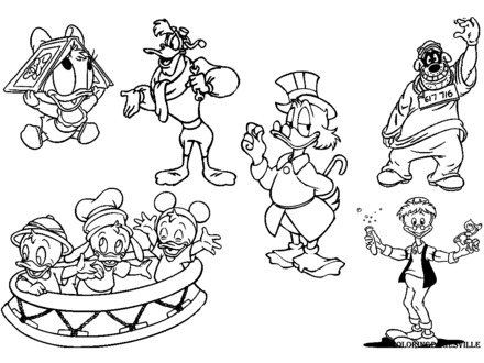 Ducktales Coloring Pages