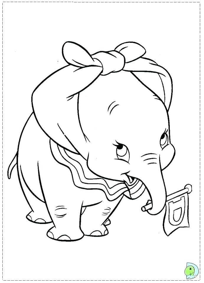 Dumbo Coloring Pages Images Baby 691x960 Dumbo Coloring Pages Images Baby