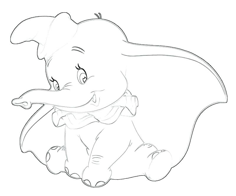 Dumbo Coloring Pages Online Dumb 800x667 Dumbo Coloring Pages Online Dumb