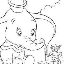 Dumbo Coloring Pages 220x220 Dumbo Coloring Pages