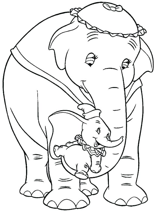 Elephant Color Pages Dumbo The Elephant Lift By His Dumbo Coloring 600x825 Elephant Color Pages Dumbo The Elephant Lift By His Dumbo Coloring