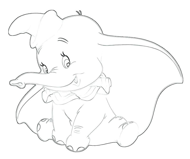 800x667 Dumbo Coloring Pages Dumbo Coloring Picture Dumbo Elephant