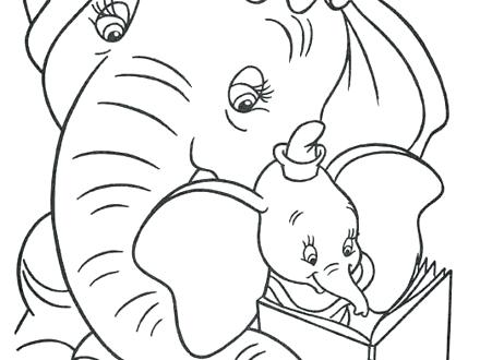 440x330 Dumbo Pictures To Color Dumbo The Elephant Coloring Pages Dumbo