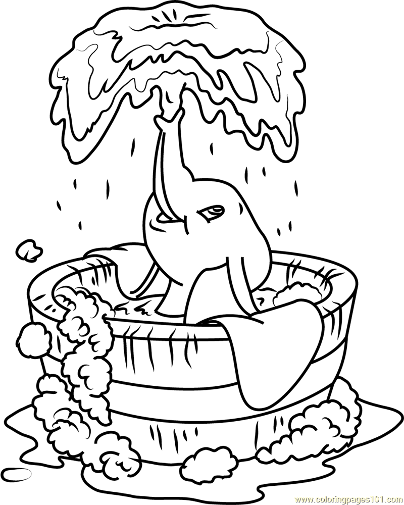 800x1000 Dumbo Coloring Pages 10