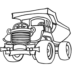 230x230 Top 10 Free Printable Dump Truck Coloring Pages Online