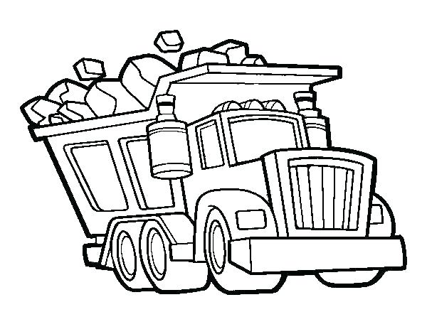 Dump Truck Coloring Pages Awesome Printable Truck Coloring Pages 600x470 Dump Truck Coloring Pages Awesome Printable Truck Coloring Pages