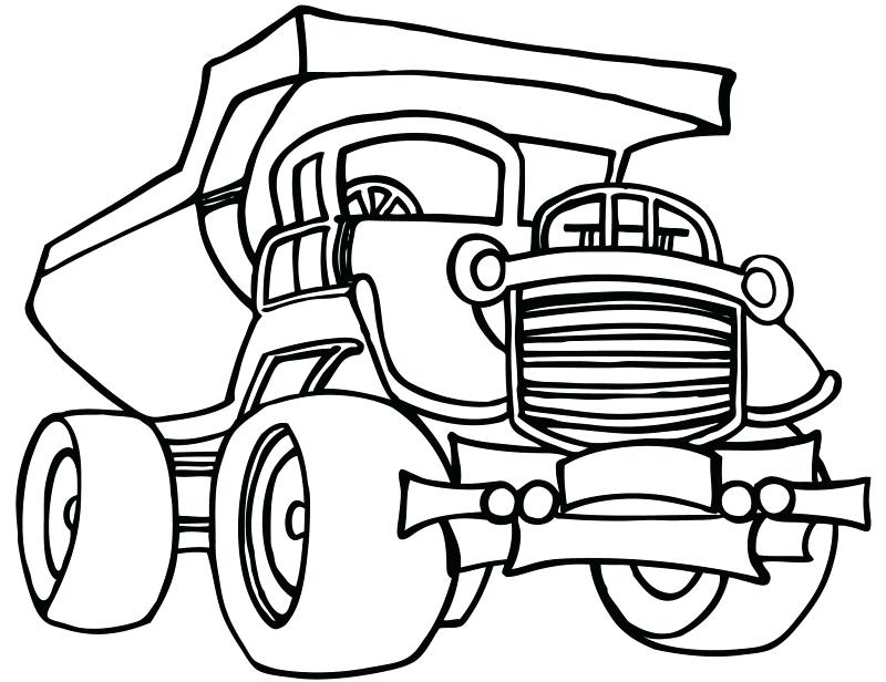 Dump Truck Coloring Pages Printable at GetColorings.com | Free ...