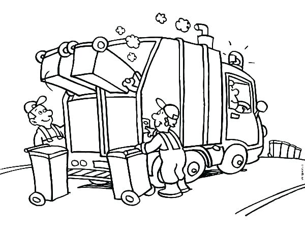 Free Truck Coloring Pages Garbage Truck Coloring Pages Printable 600x450 Free Truck Coloring Pages Garbage Truck Coloring Pages Printable