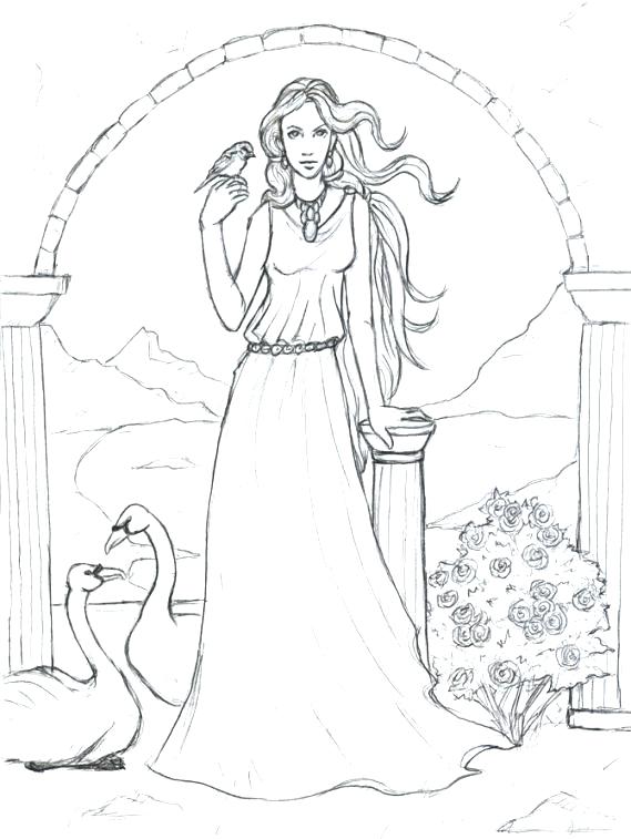 569x757 Goddess Coloring Pages God Coloring Pages Goddess Coloring Pages