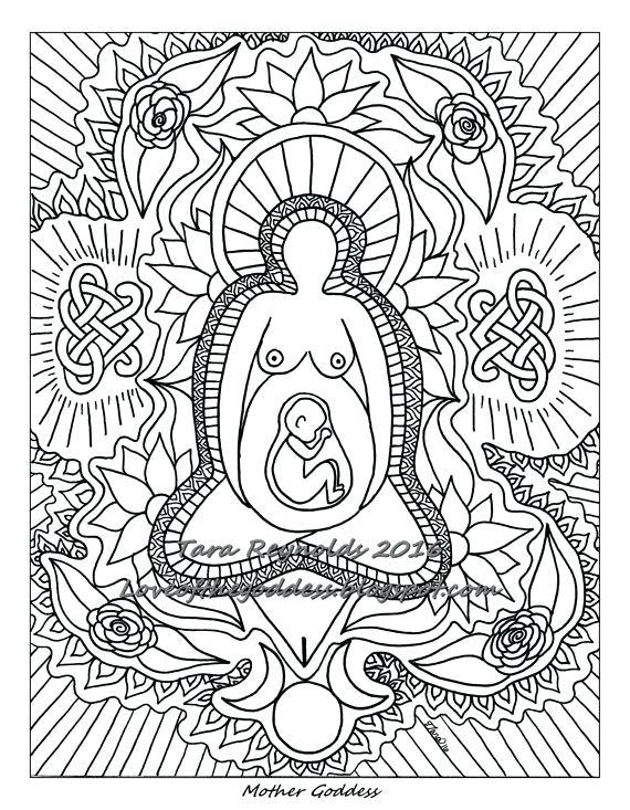 570x733 Goddess Coloring Pages Goddesses Coloring Pages The Goddess