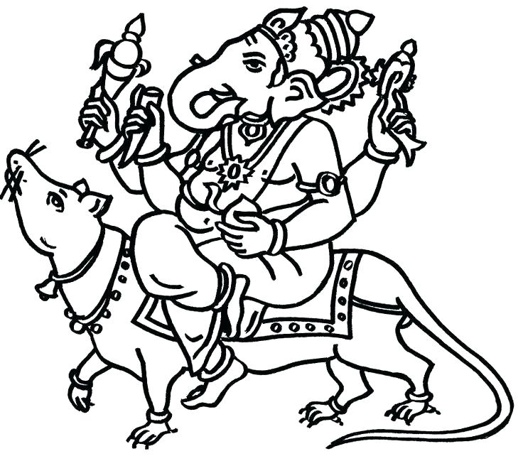 736x649 Goddess Durga Free Coloring Pages Part 4 Dot Painting For Kids